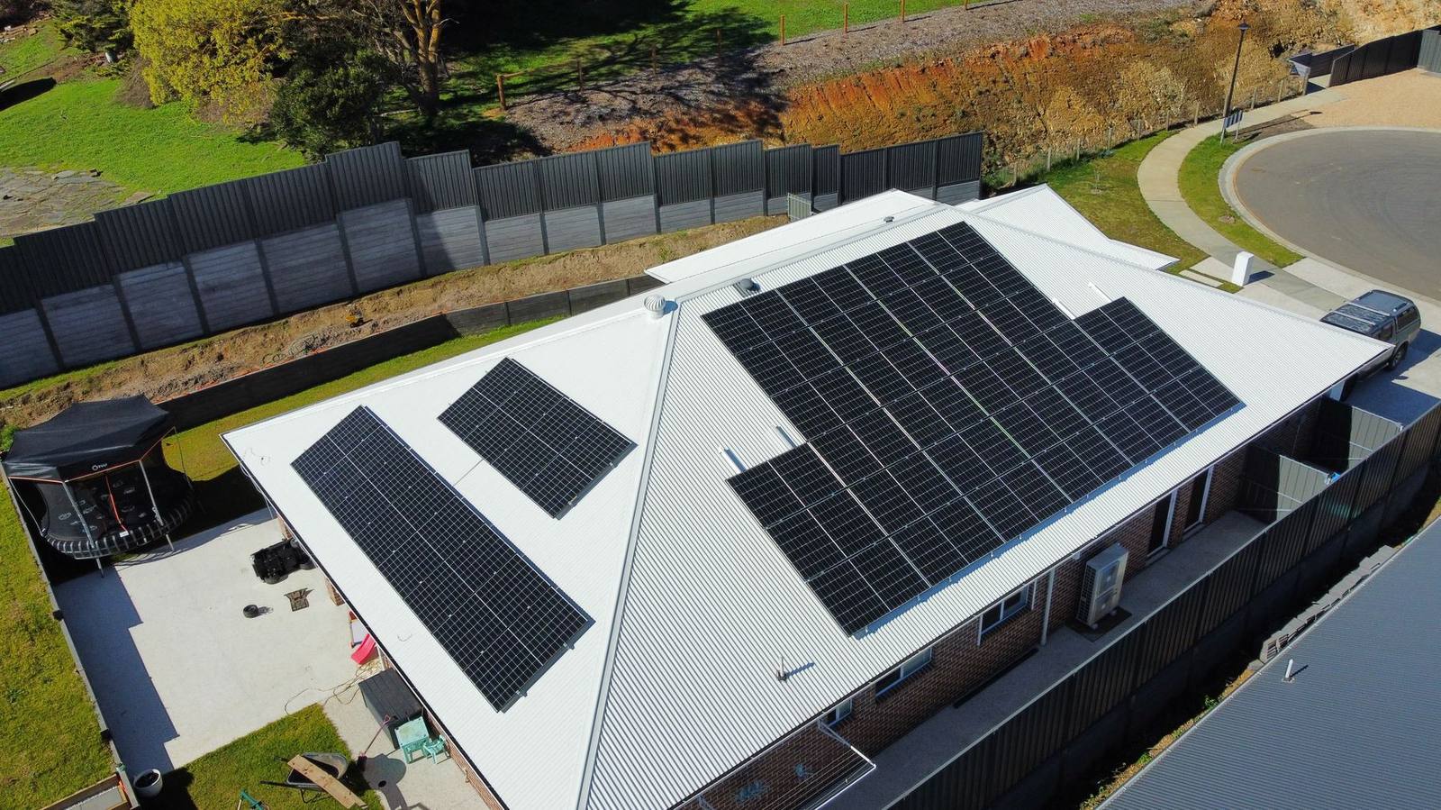 Haylo Energy solar array installed on an Adelaide roof