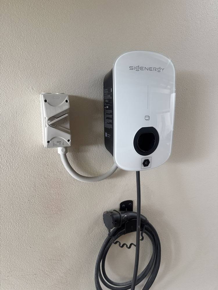 EV charger installed by Haylo Energy