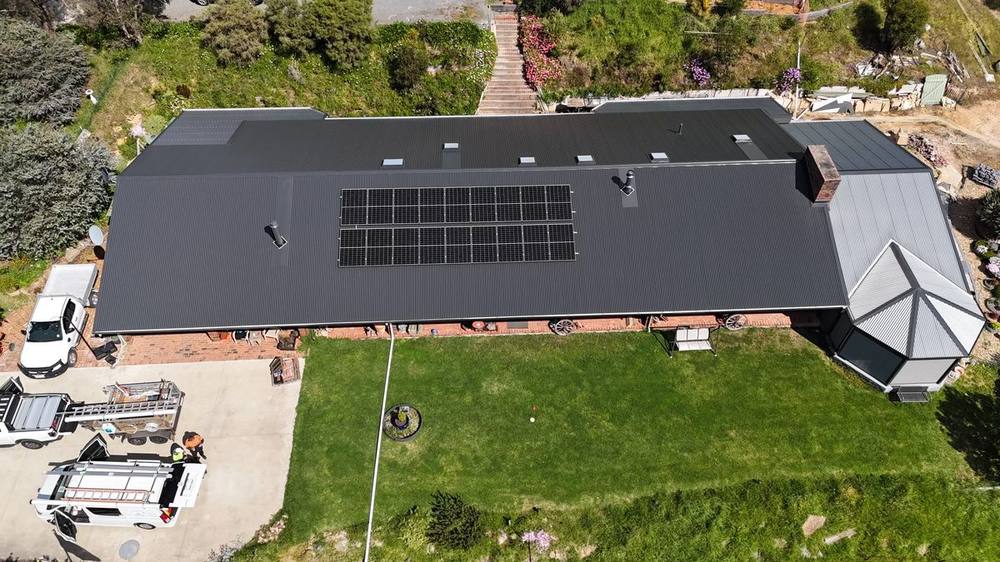 Rural solar system on a South Australian property